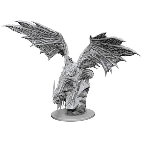 Pathfinder: Deep Cuts Unpainted Miniatures - Silver Dragon