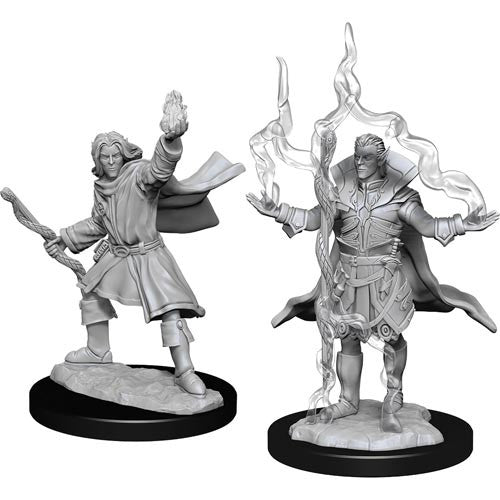 Pathfinder: Deep Cuts Unpainted Miniatures - Elf Male Sorcerer