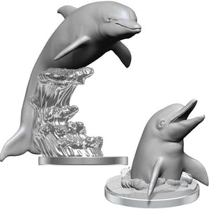 Wizkids: Deep Cuts Unpainted Miniatures - Dolphins