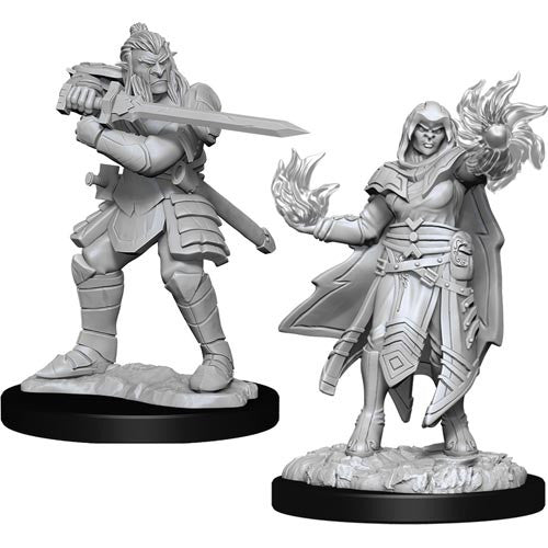 Nolzur's Marvelous Unpainted Miniatures - Hobgoblin Fighter & Hobgoblin Wizard